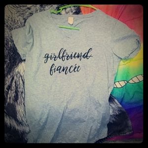 Girlfriend to fiance shirt